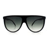Classic Oversized Flat Top Oversized Thin Plastic Racer Fashion Sunglasses