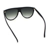 Classic Oversized Flat Top Oversized Thin Plastic Racer Fashion Sunglasses