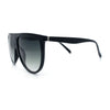 Classic Oversized Flat Top Oversized Thin Plastic Racer Fashion Sunglasses