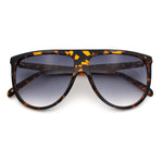 Classic Oversized Flat Top Oversized Thin Plastic Racer Fashion Sunglasses