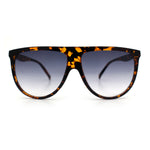 Classic Oversized Flat Top Oversized Thin Plastic Racer Fashion Sunglasses