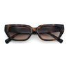 Womens Classic Mod Rectangular Cat Eye Plastic Fashion Sunglasses
