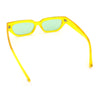 Womens Classic Mod Rectangular Cat Eye Plastic Fashion Sunglasses