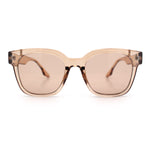 Womens Fun Pop Color Oversized Horn Rim Retro Plastic Fashion Sunglasses