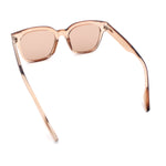 Womens Fun Pop Color Oversized Horn Rim Retro Plastic Fashion Sunglasses