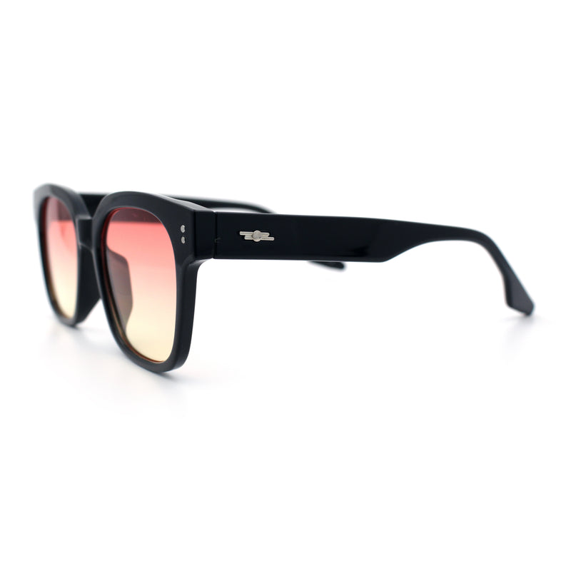 Womens Fun Pop Color Oversized Horn Rim Retro Plastic Fashion Sunglasses