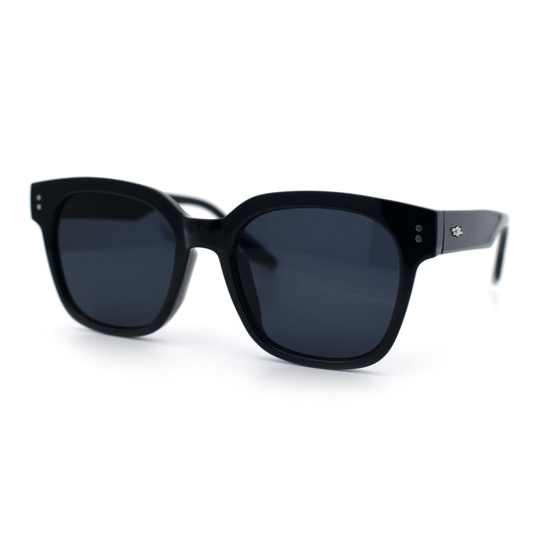 Womens Fun Pop Color Oversized Horn Rim Retro Plastic Fashion Sunglasses