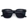 Womens Fun Pop Color Oversized Horn Rim Retro Plastic Fashion Sunglasses
