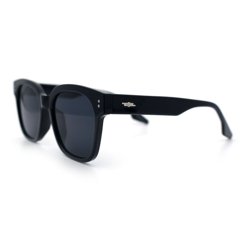 Womens Fun Pop Color Oversized Horn Rim Retro Plastic Fashion Sunglasses