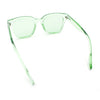Womens Fun Pop Color Oversized Horn Rim Retro Plastic Fashion Sunglasses