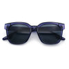 Womens Fun Pop Color Oversized Horn Rim Retro Plastic Fashion Sunglasses