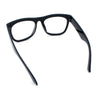 Classic Black Nerdy Thick Oversized Horn Rim Clear Lens Fashion Eyeglasses