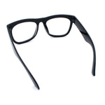 Classic Black Nerdy Thick Oversized Horn Rim Clear Lens Fashion Eyeglasses