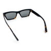Hipster Dad Fashion Narrow Rectangle Thick Plastic Horn Rim Sunglasses