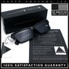 Hipster Dad Fashion Narrow Rectangle Thick Plastic Horn Rim Sunglasses