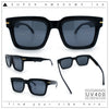 Gentlemanly Retro Thick Horn Rim Oversized Plastic Fashion Sunglasses