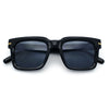 Gentlemanly Retro Thick Horn Rim Oversized Plastic Fashion Sunglasses