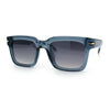 Gentlemanly Retro Thick Horn Rim Oversized Plastic Fashion Sunglasses