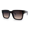 Gentlemanly Retro Thick Horn Rim Oversized Plastic Fashion Sunglasses