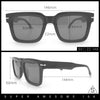 Gentlemanly Retro Thick Horn Rim Oversized Plastic Fashion Sunglasses