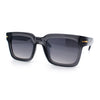 Gentlemanly Retro Thick Horn Rim Oversized Plastic Fashion Sunglasses
