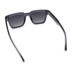 Gentlemanly Retro Thick Horn Rim Oversized Plastic Fashion Sunglasses