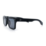 Mens Classy Gentlemanly Retro Thick Horn Rim Plastic Sunglasses
