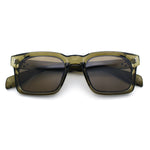 Mens Classy Gentlemanly Retro Thick Horn Rim Plastic Sunglasses
