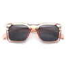 Mens Classy Gentlemanly Retro Thick Horn Rim Plastic Sunglasses