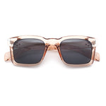 Mens Classy Gentlemanly Retro Thick Horn Rim Plastic Sunglasses