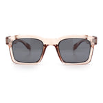 Mens Classy Gentlemanly Retro Thick Horn Rim Plastic Sunglasses