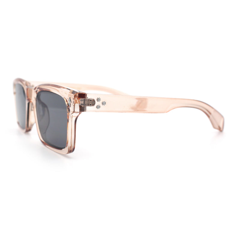 Mens Classy Gentlemanly Retro Thick Horn Rim Plastic Sunglasses