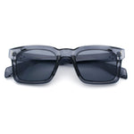 Mens Classy Gentlemanly Retro Thick Horn Rim Plastic Sunglasses