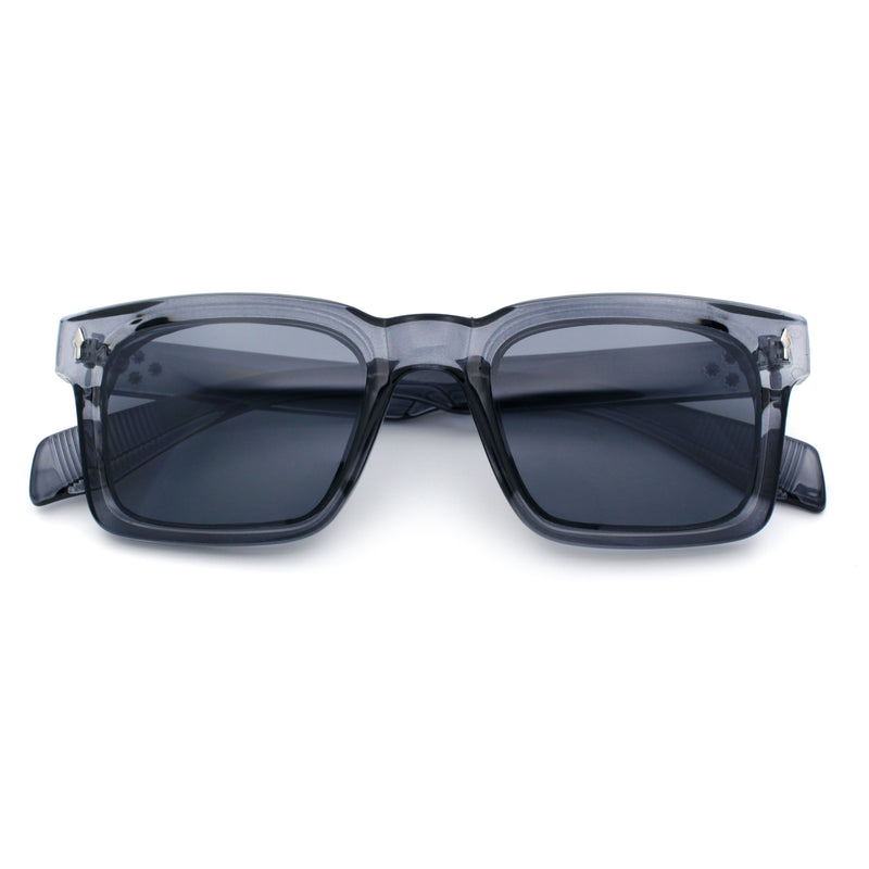 Mens Classy Gentlemanly Retro Thick Horn Rim Plastic Sunglasses