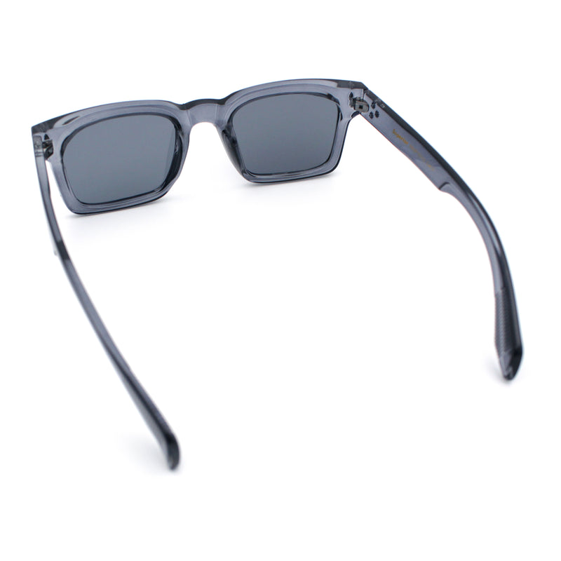 Mens Classy Gentlemanly Retro Thick Horn Rim Plastic Sunglasses
