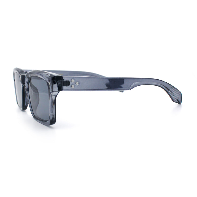 Mens Classy Gentlemanly Retro Thick Horn Rim Plastic Sunglasses