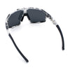 Xloop Matte Camouflage Oversized Shield Sport Wrap Plastic MTB Sunglasses