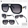 Gentlemans Geometric Flat Top Racer Thick Plastic Hipster Fashion Sunglasses