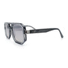 Gentlemans Geometric Flat Top Racer Thick Plastic Hipster Fashion Sunglasses