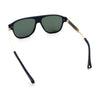 Polarized Mogul Mobster Flat Top Racer Mafia Plastic Fashion Sunglasses