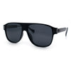 Polarized Mogul Mobster Flat Top Racer Mafia Plastic Fashion Sunglasses