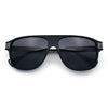Polarized Mogul Mobster Flat Top Racer Mafia Plastic Fashion Sunglasses
