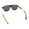 Polarized Mogul Mobster Flat Top Racer Mafia Plastic Fashion Sunglasses