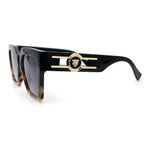 Womens Large Squared Rectangle Cat Eye Designer Fashion Plastic Sunglasses