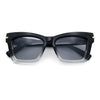 Womens Nerdy Thick Horn Rim Cat Eye Hipster Plastic Sunglasses