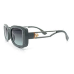 Womens Classy Rectangle Retro Mod Designer Fashion Luxe Sunglasses
