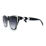 Womens Oversized Thick Plastic Cat Eye Rectangular Fashion Sunglasses