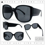 Womens Oversized Thick Temple Butterfly Designer Fashion Sunglasses