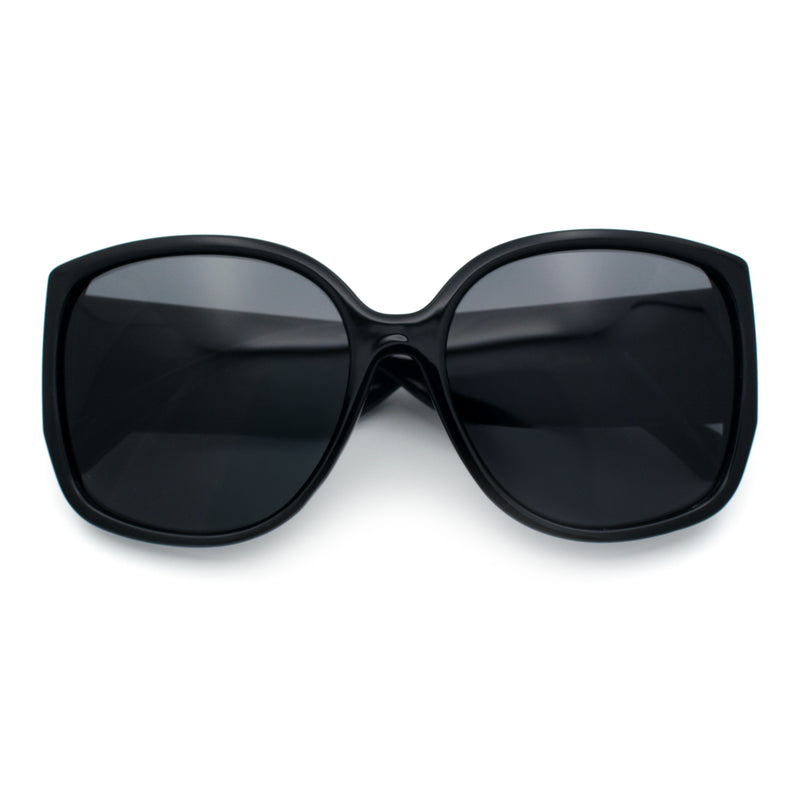 Womens Oversized Thick Temple Butterfly Designer Fashion Sunglasses
