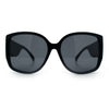 Womens Oversized Thick Temple Butterfly Designer Fashion Sunglasses